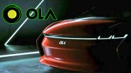 OLA Electric Car: ओला ला रही इलेक्ट्रिक कार, 4 सेकेंड में पकड़ेगी 100 की रफ्तार